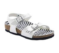BIRKENSTOCK Rio Kids BF Kinder Sandalen (Nautical Stripes White, Numeric_33)