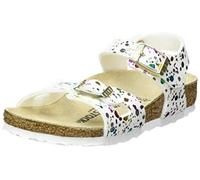 BIRKENSTOCK Rio Kids MF Mädchen,Kinder,Sandalen,Synthetik,formbeständig,strapazierfähig,hautfreundlich,White,32 EU