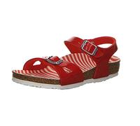BIRKENSTOCK Rio Mädchen Sandalen Nautical Stripes Red, EU 37