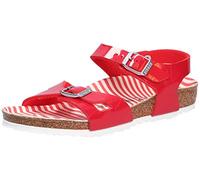BIRKENSTOCK Rio Mädchen Sandalen Nautical Stripes Red, EU 38