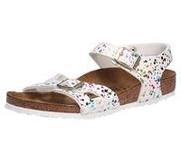 Birkenstock Rio Sandale, Confetti White Pop, 26 EU Schmal, Confetti White Pop, 26 EU Étroit