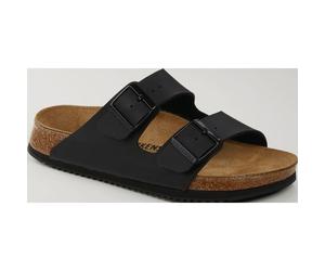 BIRKENSTOCK Sandale Arizona PROF, Birko Flor, Größe 39 schwarz, DIN EN ISO 20347