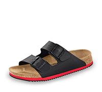 BIRKENSTOCK Herren Pantolette 'Arizona SL' hellrot / schwarz, Größe 45, 4367320 Hellrot / Schwarz 45