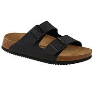 Birkenstock Sandale Arizona, Superlauf, Birko-Flor, schwarz, normal, Größe 36 1018222-36 (Pantolette Schuh Halbschuh Latsche Zweischnaller Berufsschuh Schuhe Birki Arizona Slipper Pantoffel)