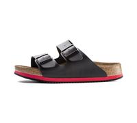 Birkenstock Sandale Arizona Superlauf, Birko-Flor, schwarz/rot, normal 1 St Schuhe