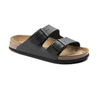 Birkenstock Sandale Arizona, Superlauf, Birko-Flor, schwarz, schmal, Größe 39