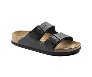 Birkenstock Sandale Arizona, Superlauf, Birko-Flor, schwarz, schmal, Größe 41