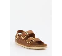 Birkenstock Sandale Milano Big Buckle in braun in Größe: 37 für Damen Weite: S