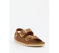 Birkenstock Sandale Milano Big Buckle in braun in Größe: 39 für Damen Weite: S