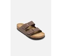 Birkenstock - Sandalen Arizona Birko-Flor Birkibuc - Regular - Braun - Größe 41