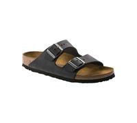 Birkenstock - Sandalen - Arizona Oiled Leather Black für Herren aus Leder - Größe 37 - schwarz schwarz 37