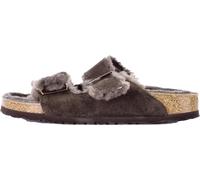 Birkenstock Sandalen - Arizona Shearling Lined Suede Two-Strap Sandals - Gr. 39 (EU) - in Braun - für Damen