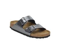 Birkenstock - Sandalen aus Kunstleder - Arizona W Birko-Flor Metallic Black für Damen - Größe 36 - schwarz schwarz 36
