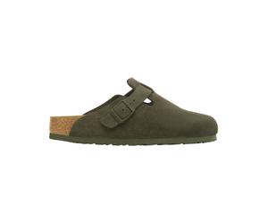 Birkenstock - Sandalen - Boston Suede Leather Thyme für Herren aus Leder - Größe 43 - Khaki Khaki 43