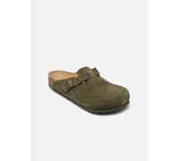 Birkenstock - Sandalen Boston Suede - Regular - Grün - Größe 40