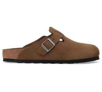 Birkenstock Boston Soft Footbed Suede Leather Sandalen dark tea tonal fb Gr. 44