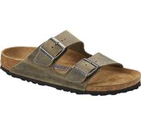 BIRKENSTOCK Sandalen Sandaletten Arizona Pantolette Glattleder Fußbett Bequem Freizeit Uni