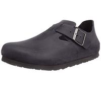 Birkenstock Shoes London Leder, Unisex-Erwachsene Oxford Schnürhalbschuhe, Schwarz (Schwarz), 44 EU
