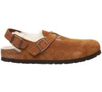 Birkenstock Slipper & Pantoletten - Clogs 'Tokio Shearling' - Gr. 39 (EU) - in Braun - für Damen
