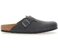 Birkenstock Slipper & Pantoletten - mules boston a boucle - Gr. 46 (EU) - in Schwarz - für Damen