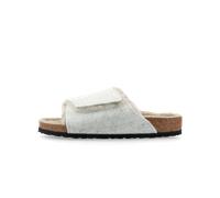 Birkenstock Solana Shearling Felt "Oyster" - 40