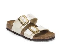 Birkenstock Sydney Cushion Buckle Birko-Flor Graceful Pearl White Normale Weite Gr. EU 38