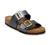 Birkenstock Sydney Cushıon Buckle Bf Damen Clogs 1031689 1031689, metallisch schwarz, 38 EU