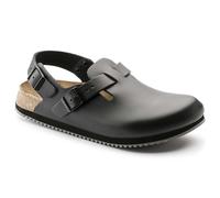 Birkenstock Arbeitsclogs Tokio Professional Superlaufsohle Naturleder Schwarz schmal EU 48