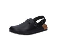 Birkenstock Damen-/Herren-Clog, Gr. 35, Tokio SL NL Black, Schwarz, 37