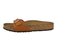 Birkenstock Unisex Arizona Black, Birko Flor FLIP Flops, Ginger Brown, 44 EU