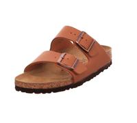 Birkenstock Unisex Arizona Brown, Natural Leather FLIP Flops, Ginger Braun, 39 EU