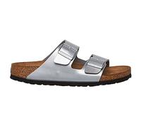 BIRKENSTOCK Unisex Arizona BS Birko-Flor Silver Sandalen 40 EU