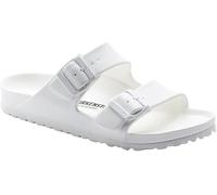 Birkenstock Unisex Arizona Essentials Slide-On Sandal, White, 15-15.5 Women/13-13.5 Men