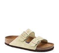 Birkenstock Unisex Arizona Sandal Soft Footbed Almond Suede 42 N EU