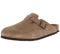 BIRKENSTOCK Unisex Boston Soft Footbed, Taupe Suede, 38 M EU