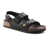 Birkenstock Unisex-Erwachsene 634798 Milano ESD Damen & Herren Sandalen, Sandaletten, Sommerschuhe Schwarz (Black), EU 47