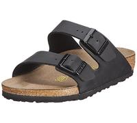 Birkenstock Unisex-Erwachsene Arizona Birko-Flor Pantoletten, Schwarz (Schwarz), 43 (normal) Arizona 51791 43 EU
