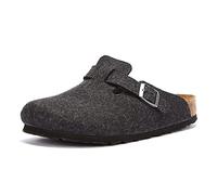 BIRKENSTOCK Boston Clogs Pantoffel Hausschuhe Grau Schuhe, Größe:42