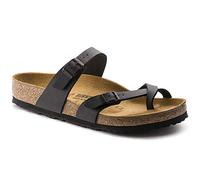 BIRKENSTOCK Unisex-Erwachsene Mayari Birko-Flor Sandalen, Schwarz , 39 EU