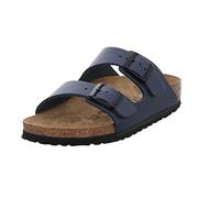 Birkenstock Unisex Erwachsene Sandale Arizona Glattleder schmal, 41 EU, Blue 051153