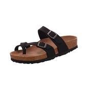 BIRKENSTOCK Unisex Erwachsene Sandale Mayari Birko-Flor Nubuk normal Schwarz 38