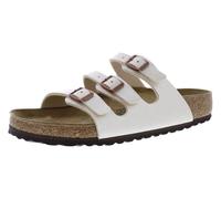Birkenstock Unisex Florida BS Birko-Flor Graceful Pearl White Sandalen 41 EU