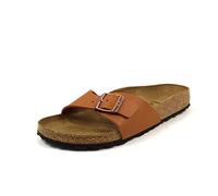 Birkenstock Unisex Gizeh Black, Birko Flor Flip Flops, Brandy Braun, 46 EU