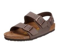 BIRKENSTOCK Unisex Milano Birko-Flor Nubuck Mocca Sandalen 38 EU