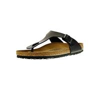 Birkenstock Unisex-Sandalen Franca V Eggshell Cv R, schwarzer Lack, 39 EU