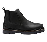 Birkenstock Unisex Stalon Nubuck Leather Boot, Black, 42 N EU