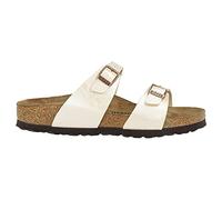 Birkenstock Unisex Sydney BS Birko-Flor Graceful Pearl White Sandalen 37 EU