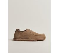 BIRKENSTOCK Utti Lace Loafer Gray Taupe Suede Beige 44