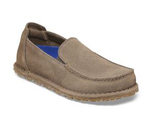 Birkenstock Utti Slip On Velour Leather gray taupe (1702) Schmal 36