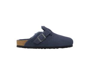 Birkenstock - Warme und weiche Clogs - Unisex - Boston Shearling Suede Regular - Boston Shearling Leather/Suede Regular New Navy für Navy blau 42